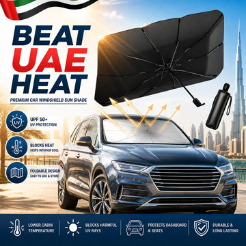 Foldable Car Windshield Sun Shade – Keeps Your Car Cooler