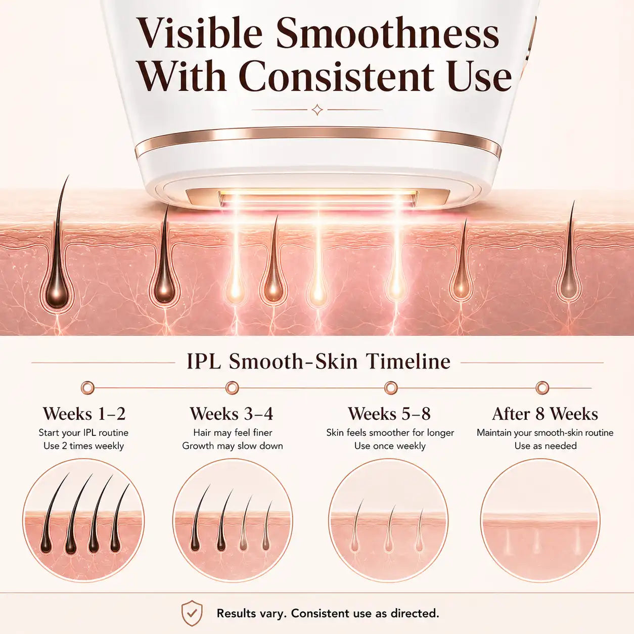 IPL Hair Removal Device - Smooth Skin at Home, Without the Salon Appointments