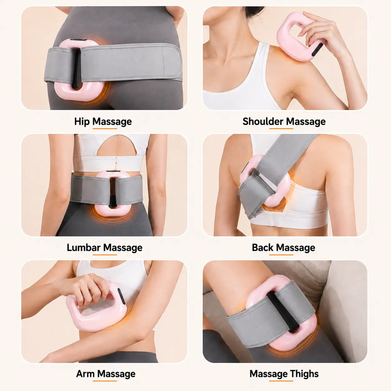 Noura Full-Body Fascia Ring Massager – Relax, Tone & Shape at Home