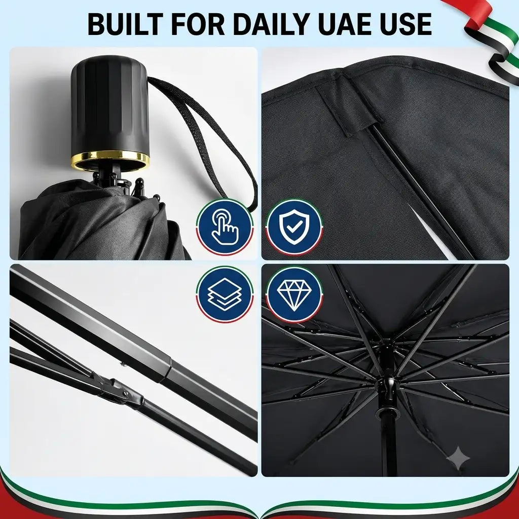 Foldable Car Windshield Sun Shade – Keeps Your Car Cooler