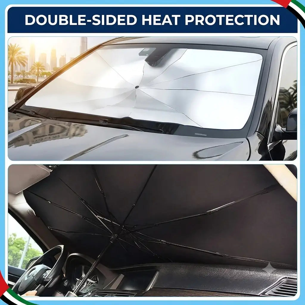 Foldable Car Windshield Sun Shade – Keeps Your Car Cooler