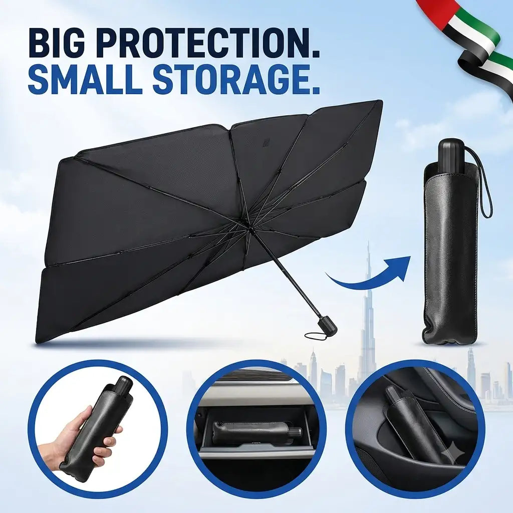 Foldable Car Windshield Sun Shade – Keeps Your Car Cooler