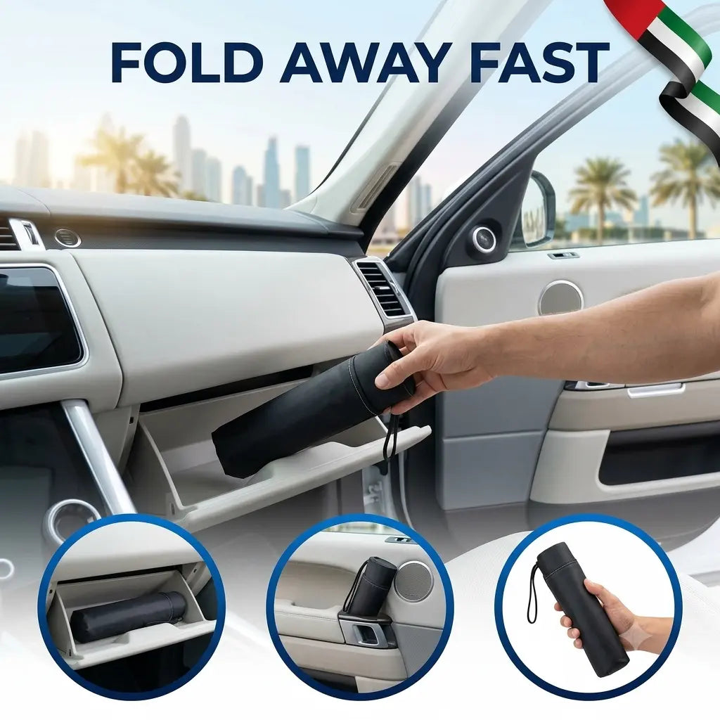 Foldable Car Windshield Sun Shade – Keeps Your Car Cooler