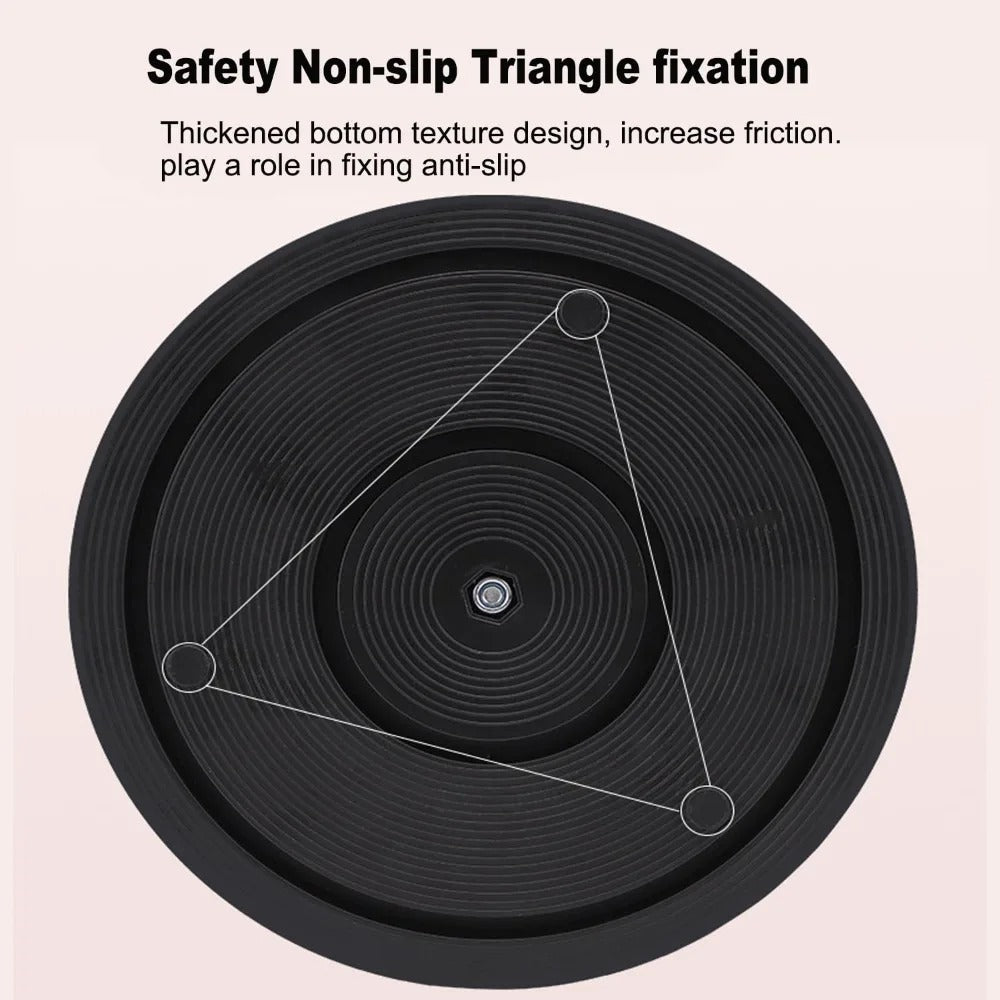 Waist Twisting Turntable with Resistance Handles | Slim Waist & Leg Toning Board