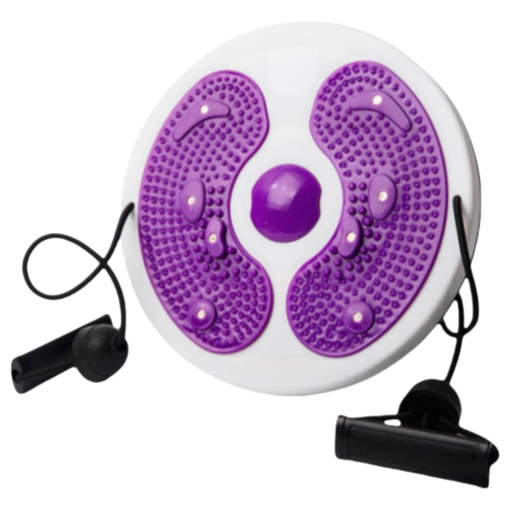 Waist Twisting Turntable with Resistance Handles | Slim Waist & Leg Toning Board